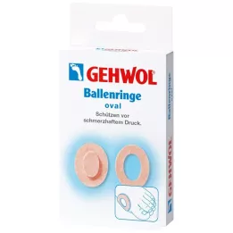 GEHWOL kuulrõngad ovaalsed, 6 tk