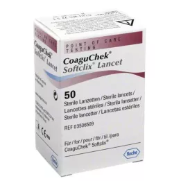 COAGUCHEK Softclix Lancet, 50 tk