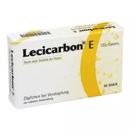 LECICARBON E CO2 Laxans täiskasvanute suposiidid, 10 tk