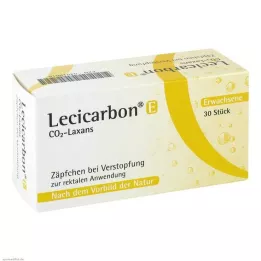 LECICARBON E CO2 Laxans täiskasvanute suposiidid, 30 tk