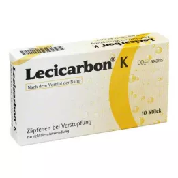 LECICARBON K CO2 Laxans laste ravimküünlad, 10 tk