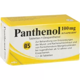 PANTHENOL 100 mg Jenapharmi tabletid, 20 tk