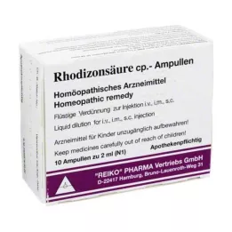RHODIZONSÄURE cp. Ampullid Süstelahus, 10X2 ml
