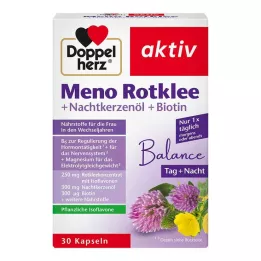 DOPPELHERZ Meno punane ristik + õhtune priimula õli + biotiinkapslid, 30 tk