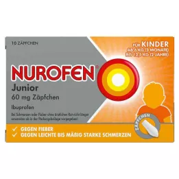 NUROFEN Junior 60 mg ravimküünlad, 10 tk