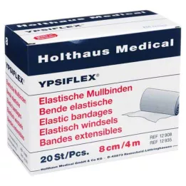 MULLBINDEN elastik 8 cmx4 m, 20 tk
