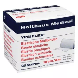 MULLBINDEN elastik 12 cmx4 m, 20 tk