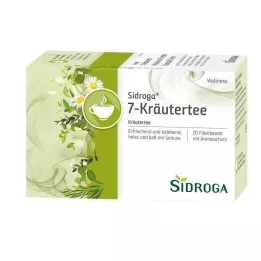 SIDROGA Wellness 7-ürditee filtrikotid, 20X2,0 g