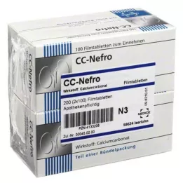 CC-NEFRO Õhukese polümeerikattega tabletid, 200 tk