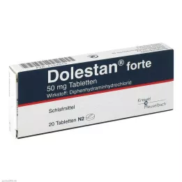 DOLESTAN forte tabletid, 20 tk