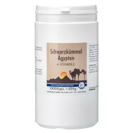 SCHWARZKÜMMEL ÄGYPTEN+E kapslid, 1000 tk