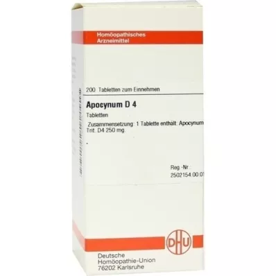 Apocynum D 4, 200 tk Apocynum D 4, 200 tk