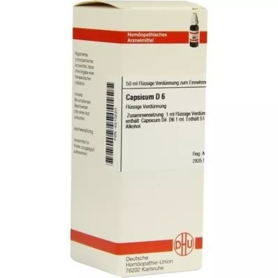 Capsicum D6, 50 ml