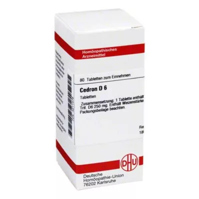 CEDRON D 6 tabletti, 80 tk