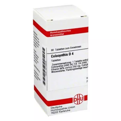 COLOCYNTHIS D 4 tabletti, 80 tundi COLOCYNTHIS D 4 tabletti, 80 tundi