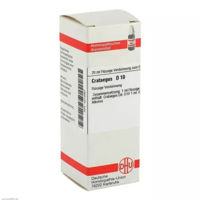 CRATAEGUS D 10 lahjendus, 20 ml CRATAEGUS D 10 lahjendus, 20 ml