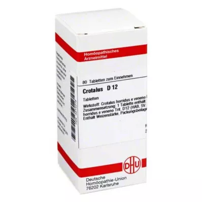 CROTALUS D 12 tabletti, 80 tundi