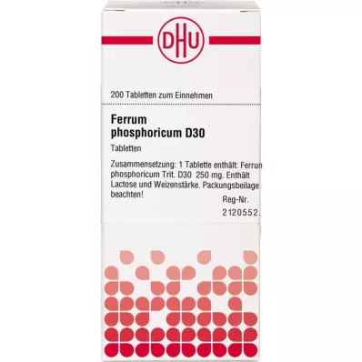 Ferrum Phos D30, 200 tk