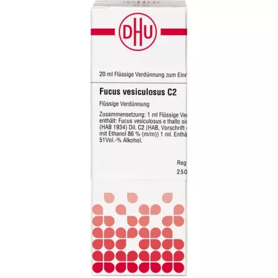 FUCUS VESICUL C2, 20 ml FUCUS VESICUL C2, 20 ml