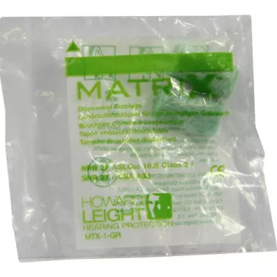 HOWARD Leight Matrix rohelised kõrvatropid,tk