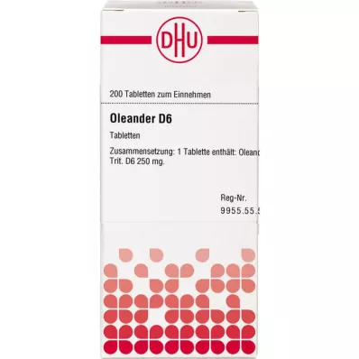OLEANDER D 6 tabletid, 200 tk