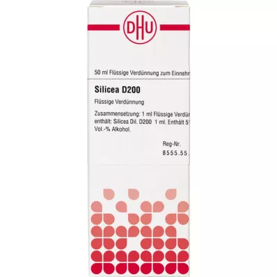 SILICEA D 200 Lahjendus, 50 ml SILICEA D 200 Lahjendus, 50 ml
