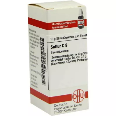 SULFUR C 9 Globuli, 10 g SULFUR C 9 Globuli, 10 g