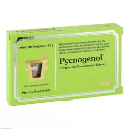 PYCNOGENOL KIEFERNRINDENEXTRAKT Pharma Nord Drag., 60 tk