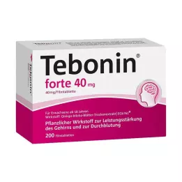 TEBONIN forte 40 mg õhukese polümeerikattega tabletid, 200 tk