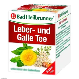 BAD HEILBRUNNER Maksa ja Galle tee filtrikotid, 8X1,75 g