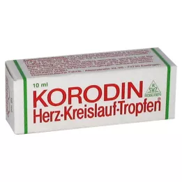 KORODIN Suukaudseks kasutamiseks mõeldud kardiovaskulaarsed tilgad, 10 ml