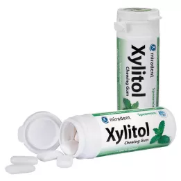 Miradent Xylitol Gum Spearmint, 30 tk