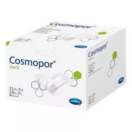 COSMOPOR steriilne haavaplaaster 5x7,2 cm, 50 tk
