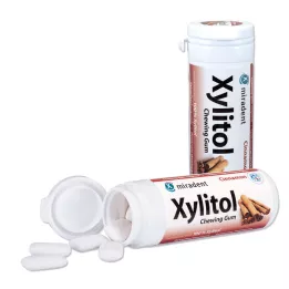 Miradent Xylitol Gum Cinnamon, 30 tk