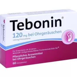 TEBONIN 120 mg õhukese polümeerikattega tabletid kõrvade helisemise vastu, 60 tk