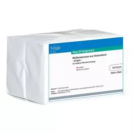 HÖGA-KOMPRESSEN OP 10x20 cm mittesteriilne 8-kihiline, 100 tk