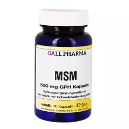 MSM 500 mg GPH kapslid, 60 tk