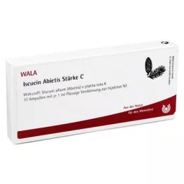 ISCUCIN abietis Tugevus C Ampullid, 10X1 ml