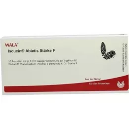 ISCUCIN abietis Tugevus F Ampullid, 10X1 ml