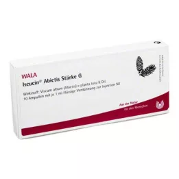ISCUCIN abietis Tugevus G Ampullid, 10X1 ml