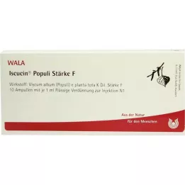 ISCUCIN populi Strength F Ampullid, 10X1 ml
