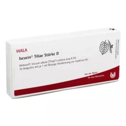 ISCUCIN tiliae Tugevus D Ampullid, 10X1 ml