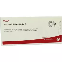 ISCUCIN tiliae Tugevus G Ampullid, 10X1 ml