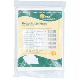BETTSCHUTZEINLAGE Foolium 60x90 cm valge, 1 tk