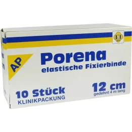 Porena elastne marli side 12cm ilma tšello valge, 10 tk