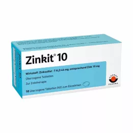 ZINKIT 10 kaetud tabletti, 100 tk