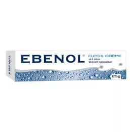 EBENOL 0,25% koort, 25 g
