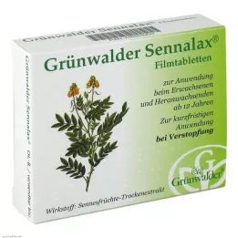 GRÜNWALDER Sennalax õhukese polümeerikattega tabletid, 30 tk