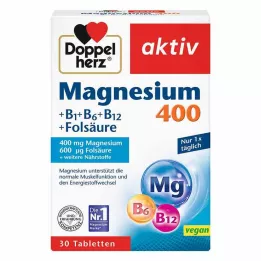 DOPPELHERZ Magneesium 400 mg tabletid, 30 tk