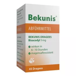 BEKUNIS Bisacodyl Dragees 5 mg gastroresistentsed tabletid, 45 tk